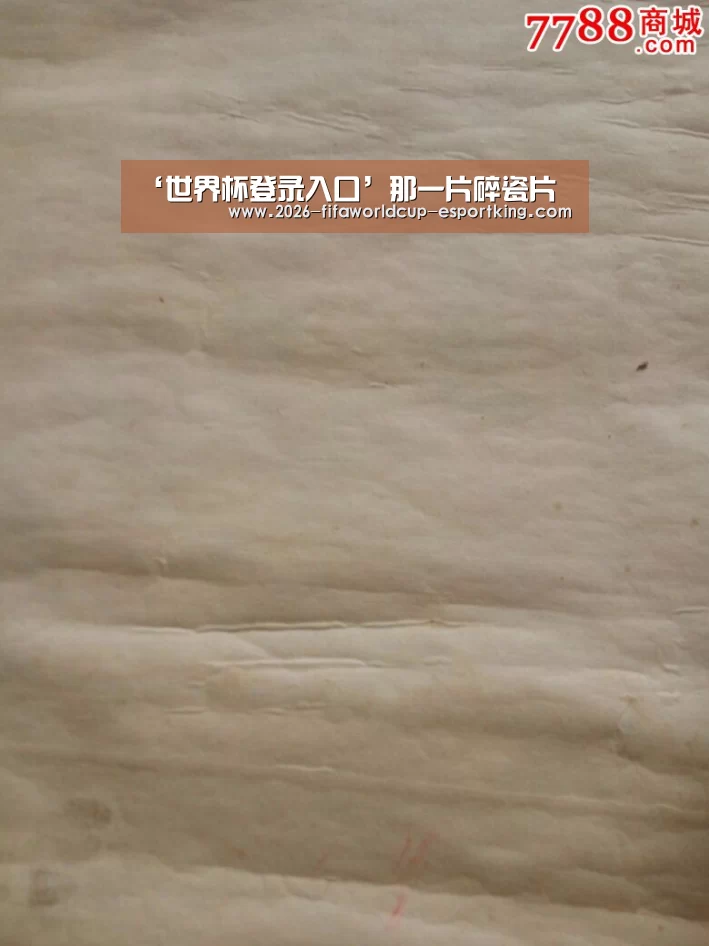 ‘世界杯登录入口’那一片碎瓷片(图1) 世界杯登录入口
